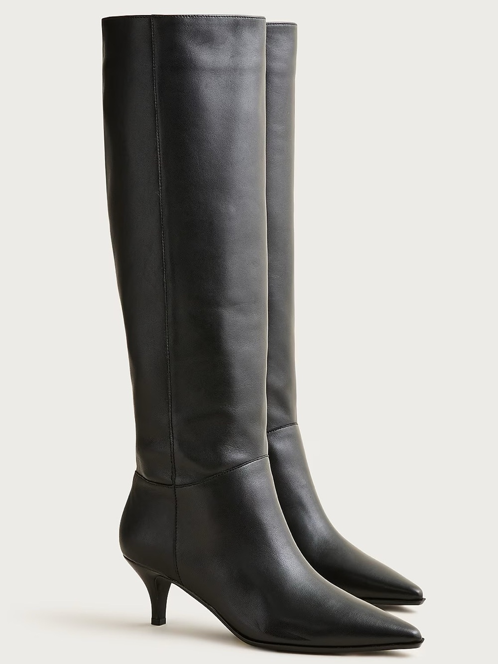 NIB J. CREW Women’s New Stevie knee-high boots in leather, black Size 7 CM917